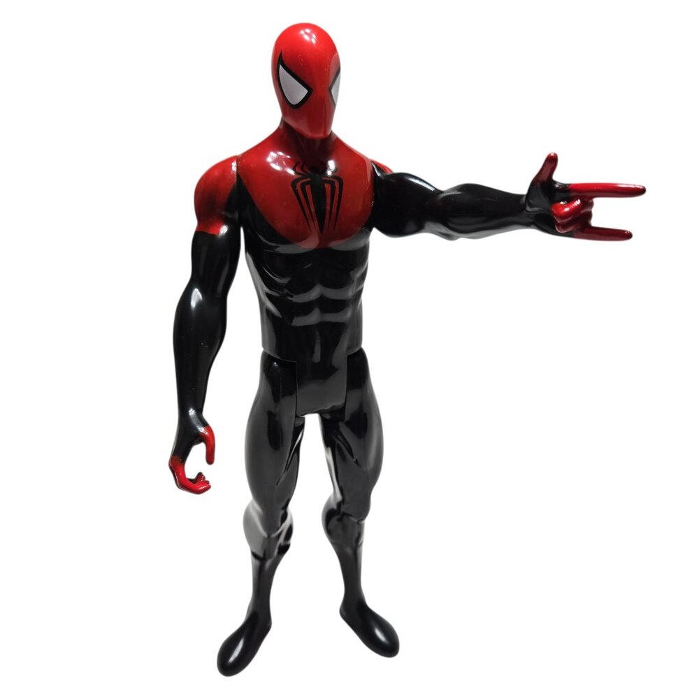 Marvel Ultimate Spider Man 12" Action‎ Figure Hasbro Black Red 2014 Turbo Racer